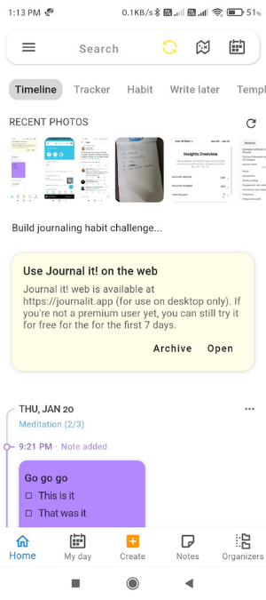 Journal It La mejor aplicación de diario para Android y iPhone