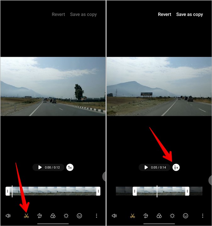 Samsung Edit Videos Change Speed