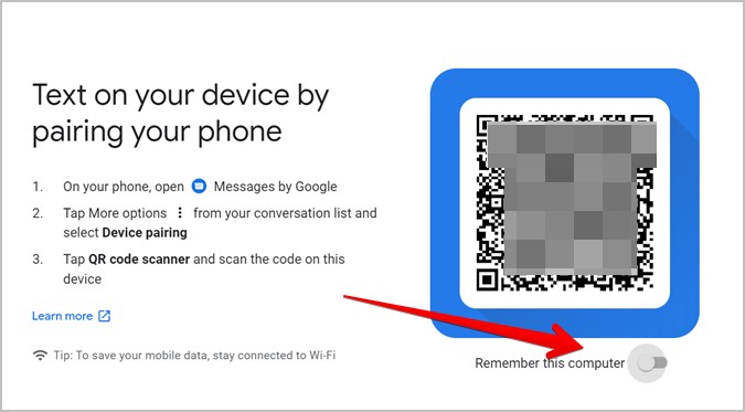 Android Messages Web Tips Remember Computer