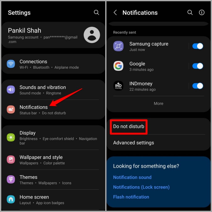 Do Not Disturb Mode on Samsung Phone