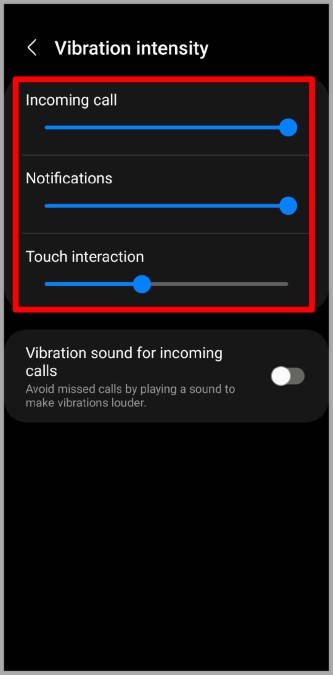 Modify Vibration Intensity on Android
