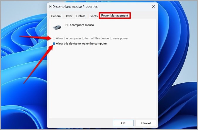 Allow Mouse to Wake Windows From Sleep