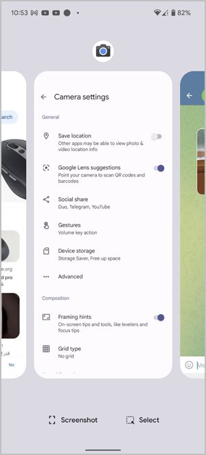 Google Pixel 6 See Open Apps