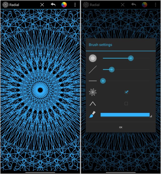 Radial App on Android 