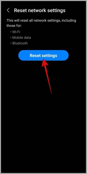 Reset Network Settings on Samsung Phones