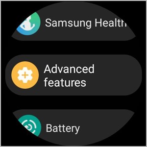 Samsung Galaxy Watch Settings Advanced Features