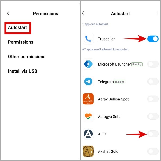 Disable Startup Apps on MIUI
