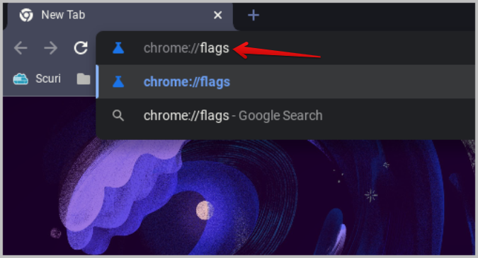 Opening Chrome Flags on ChromeOS