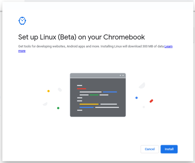 Instalación de Linux en ChromeOS