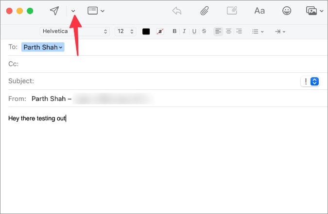 schedule email in Mail for mac