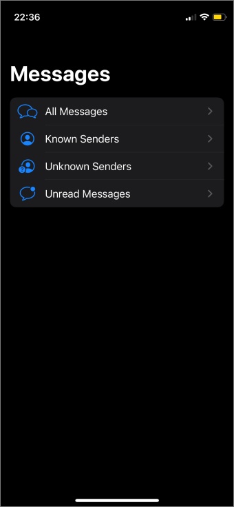 filters in messages app on iphone