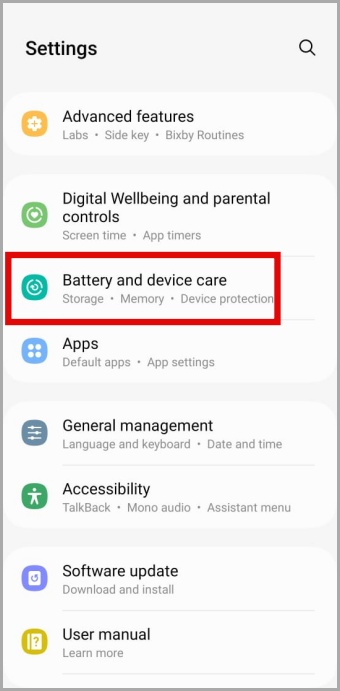 Cuidado de la batería y el dispositivo en el teléfono Samsung Galaxy