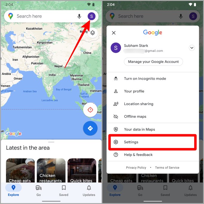 Deshabilitar el modo de conducción Google Maps Pixel Android