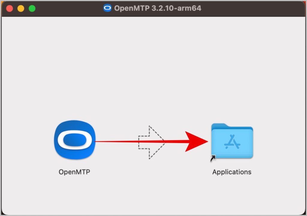 Installing OpenMTP app on Mac