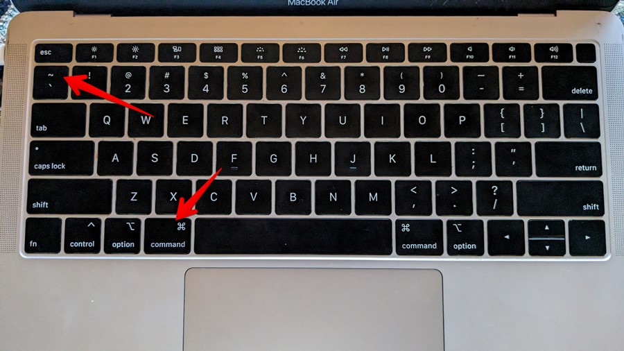 keyboard shortcut switch between windows same application