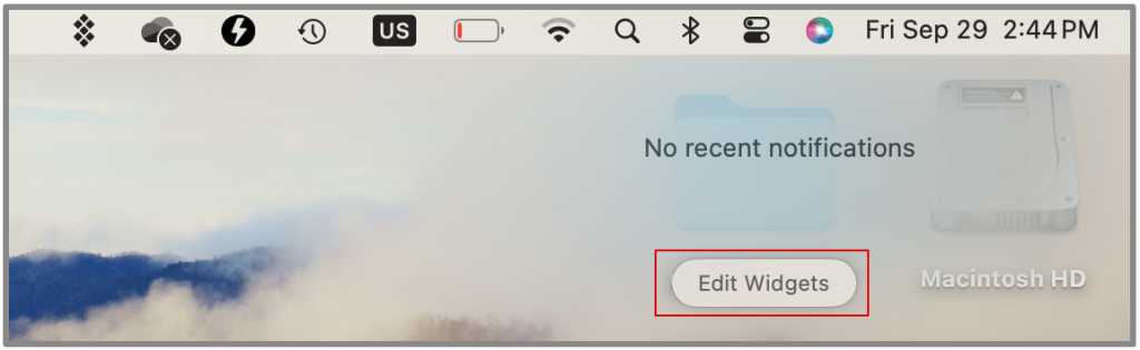 Add Widgets on macOS Sonoma 2