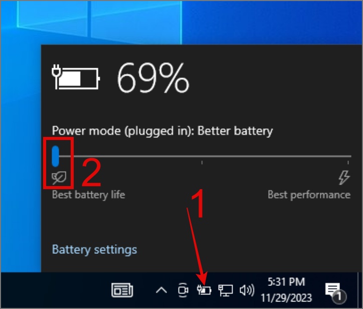 Switch to Efficiency Mode on Windows 10