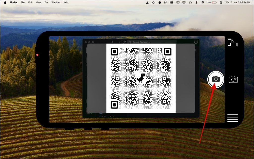 Scan QR Code on Mac without Webcam