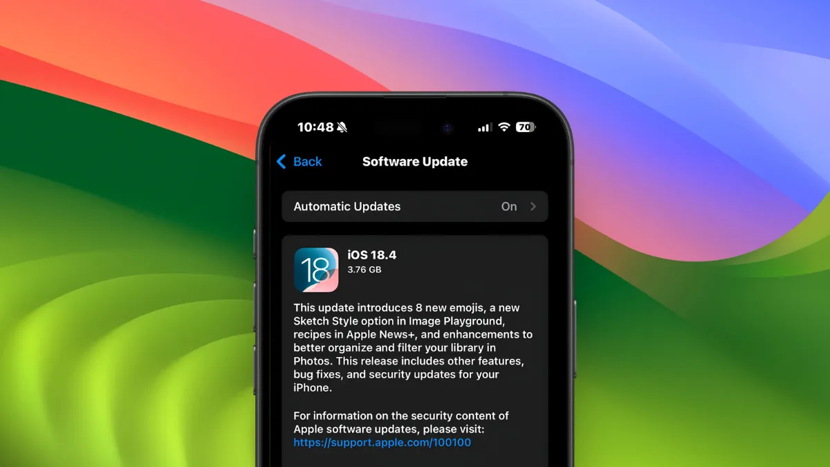 iOS 18.4 Update brings priority notifications feature
