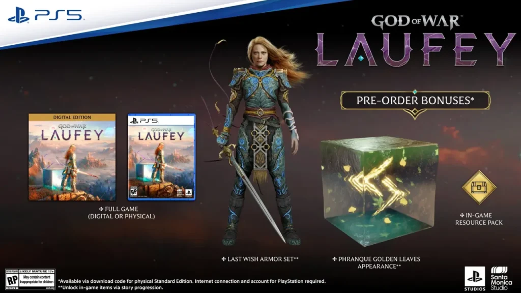 God of War Laufey editions