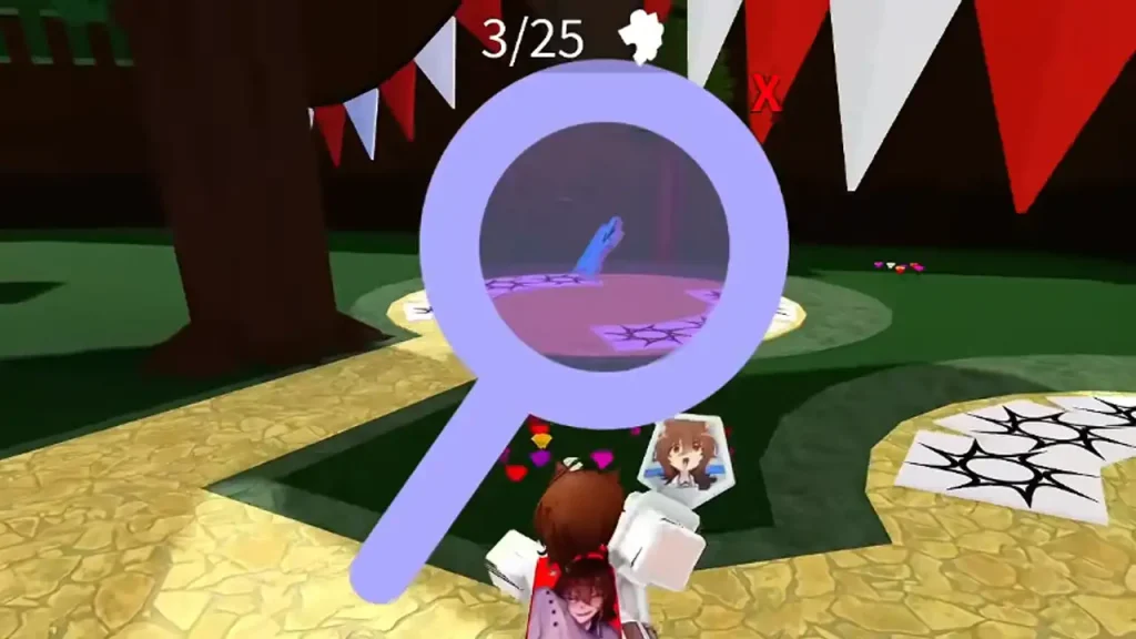 Search for the pieces