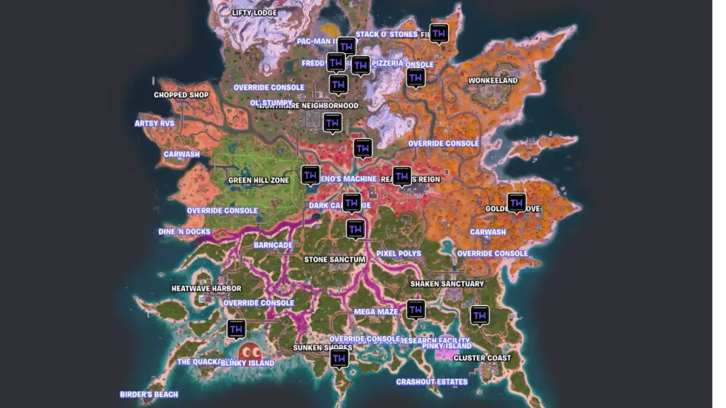 Fortnite Pumpkin Chest Locations