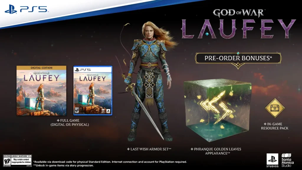 god of war laufey pre order bonus
